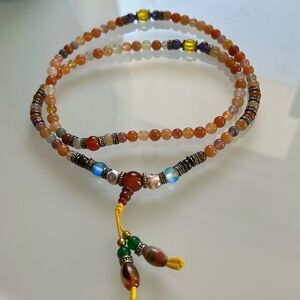 Mala Beads Yoga Necklace